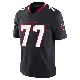 ＃77 Men's Trent Brown Navy Limited Houston Texans Alternate Vapor F.U.S.E. Jersey