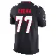 ＃77 Men's Trent Brown Navy Limited Houston Texans Alternate Vapor F.U.S.E. Jersey