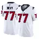 ＃77 Men's Trent Brown White Limited Houston Texans Vapor F.U.S.E. Jersey
