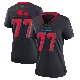 ＃77 Women's Trent Brown Navy Game Houston Texans 2nd Alternate Jersey