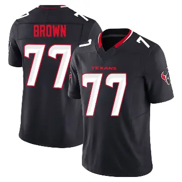 ＃77 Youth Trent Brown Navy Limited Houston Texans Alternate Vapor F.U.S.E. Jersey