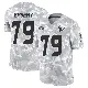 ＃79 Men's Aireontae Ersery Arctic Camo Limited Houston Texans 2024 Salute to Service Jersey