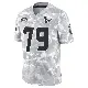 ＃79 Men's Aireontae Ersery Arctic Camo Limited Houston Texans 2024 Salute to Service Jersey