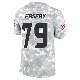 ＃79 Men's Aireontae Ersery Arctic Camo Limited Houston Texans 2024 Salute to Service Jersey