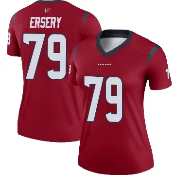 ＃79 Women's Aireontae Ersery Red Legend Houston Texans Jersey