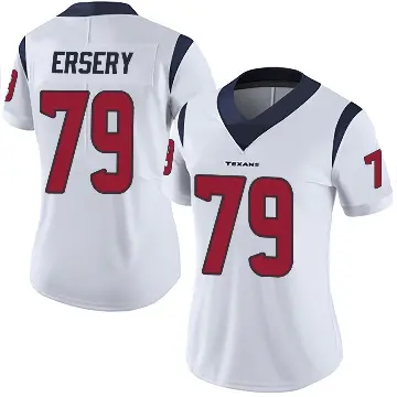 ＃79 Women's Aireontae Ersery White Limited Houston Texans Vapor Untouchable Jersey
