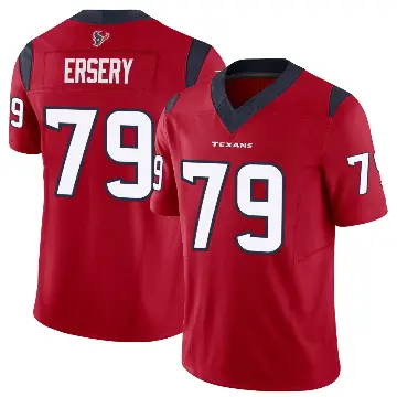 ＃79 Youth Aireontae Ersery Red Limited Houston Texans Vapor F.U.S.E. Jersey