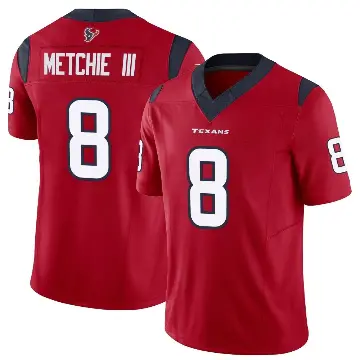 ＃8 Men's John Metchie III Red Limited Houston Texans Vapor F.U.S.E. Jersey