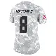 ＃8 Women's John Metchie III Arctic Camo Limited Houston Texans 2024 Salute to Service Jersey