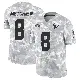 ＃8 Youth John Metchie III Arctic Camo Limited Houston Texans 2024 Salute to Service Jersey