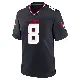 ＃8 Youth John Metchie III Navy Game Houston Texans Team Jersey