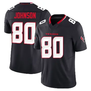 ＃80 Men's Andre Johnson Navy Limited Houston Texans Alternate Vapor F.U.S.E. Jersey
