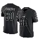 ＃80 Youth Andre Johnson Black Limited Houston Texans Reflective Jersey