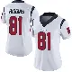 ＃81 Women's Jayden Higgins White Limited Houston Texans Vapor Untouchable Jersey