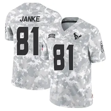 ＃81 Youth Jaxon Janke Arctic Camo Limited Houston Texans 2024 Salute to Service Jersey