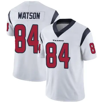 ＃84 Men's Justin Watson White Limited Houston Texans Vapor Untouchable Jersey