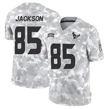 ＃85 Men's Daniel Jackson Arctic Camo Limited Houston Texans 2024 Salute to Service Jersey