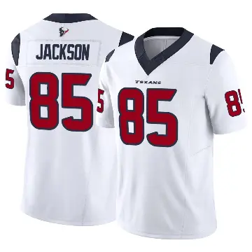 ＃85 Men's Daniel Jackson White Limited Houston Texans Vapor F.U.S.E. Jersey