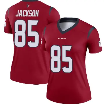 ＃85 Women's Daniel Jackson Red Legend Houston Texans Jersey