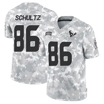 ＃86 Youth Dalton Schultz Arctic Camo Limited Houston Texans 2024 Salute to Service Jersey