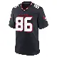 ＃86 Youth Dalton Schultz Navy Game Houston Texans Team Jersey
