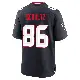 ＃86 Youth Dalton Schultz Navy Game Houston Texans Team Jersey
