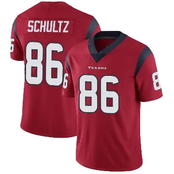 ＃86 Youth Dalton Schultz Red Limited Houston Texans Alternate Vapor Untouchable Jersey
