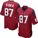 ＃87 Men's Cade Stover Red Game Houston Texans Alternate Jersey