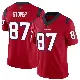 ＃87 Men's Cade Stover Red Limited Houston Texans Vapor F.U.S.E. Jersey