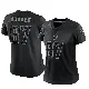 ＃87 Women's Cade Stover Black Limited Houston Texans Reflective Jersey