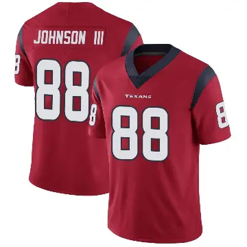 ＃88 Youth Johnny Johnson III Red Limited Houston Texans Alternate Vapor Untouchable Jersey