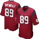 ＃89 Men's Danny Amendola Red Game Houston Texans Alternate Jersey