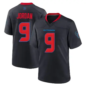 ＃9 Men's Brevin Jordan Navy Game Houston Texans 2nd Alternate Jersey