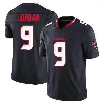 ＃9 Men's Brevin Jordan Navy Limited Houston Texans Alternate Vapor F.U.S.E. Jersey