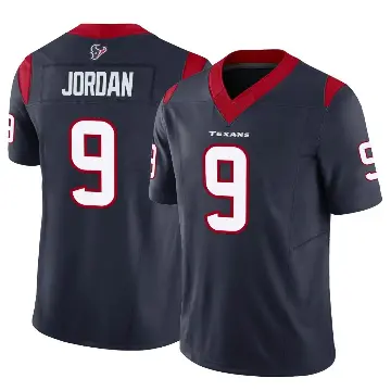 ＃9 Men's Brevin Jordan Navy Limited Houston Texans Vapor F.U.S.E. Jersey