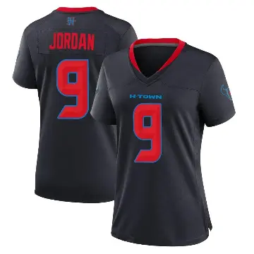 ＃9 Women's Brevin Jordan Navy Game Houston Texans 2nd Alternate Jersey