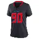 ＃90 Women's Sheldon Rankins Navy Game Houston Texans 2nd Alternate Jersey
