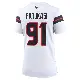 ＃91 Women's Folorunso Fatukasi White Game Houston Texans Jersey