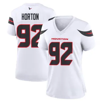 ＃92 Women's Dylan Horton White Game Houston Texans Jersey