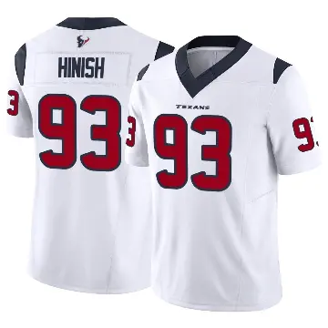 ＃93 Youth Kurt Hinish White Limited Houston Texans Vapor F.U.S.E. Jersey