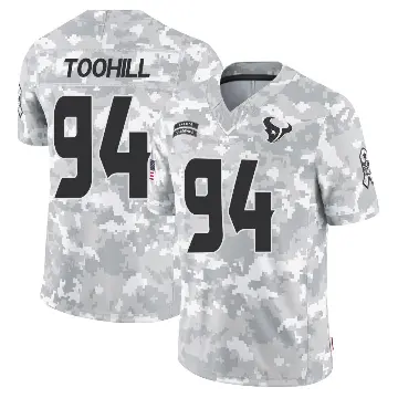 ＃94 Men's Casey Toohill Arctic Camo Limited Houston Texans 2024 Salute to Service Jersey