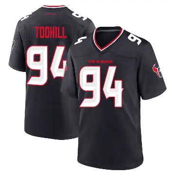 ＃94 Men's Casey Toohill Navy Game Houston Texans Team Jersey