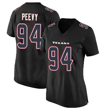 ＃94 Women's Jayden Peevy Black Game Houston Texans Fashion Jersey