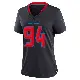 ＃94 Women's Jayden Peevy Navy Game Houston Texans 2nd Alternate Jersey