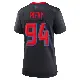 ＃94 Women's Jayden Peevy Navy Game Houston Texans 2nd Alternate Jersey