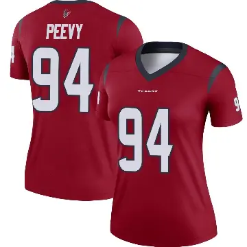 ＃94 Women's Jayden Peevy Red Legend Houston Texans Jersey