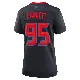 ＃95 Women's Derek Barnett Navy Game Houston Texans 2nd Alternate Jersey