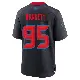 ＃95 Youth Derek Barnett Navy Game Houston Texans 2nd Alternate Jersey