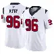 ＃96 Youth Denico Autry White Limited Houston Texans Vapor F.U.S.E. Jersey