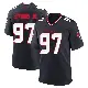 ＃97 Men's Mario Edwards Jr. Navy Game Houston Texans Team Jersey